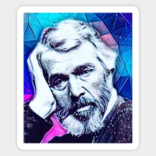 Thomas Carlyle Snowy Portrait | Thomas Carlyle Artwork 7 Sticker